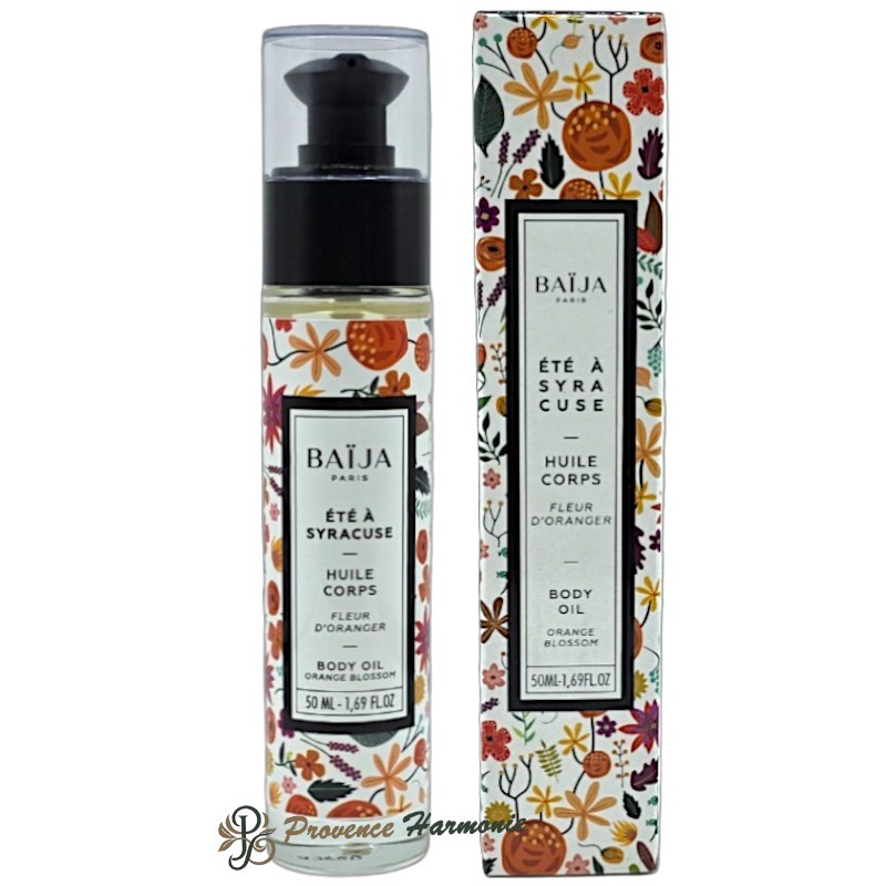 Body Oil Orange Blossom Été à Syracuse Baïja Body Oil Orange Blossom Été à Syracuse Baïja