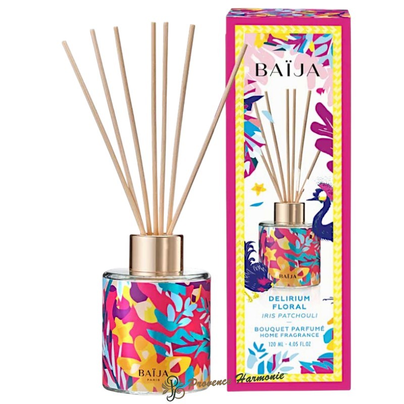 Home Fragrance Diffuser Iris Patchouli Delirium Floral Baïja Home Fragrance Diffuser Iris Patchouli Delirium Floral Baïja