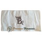 SERVIETTE 50 X 100 BRODÉE PERSONNALISÉE INITIALE LETTRE B