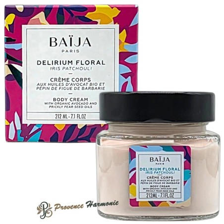 Crema Corporal Iris Patchouli Delirium Floral Baïja – 212 ml