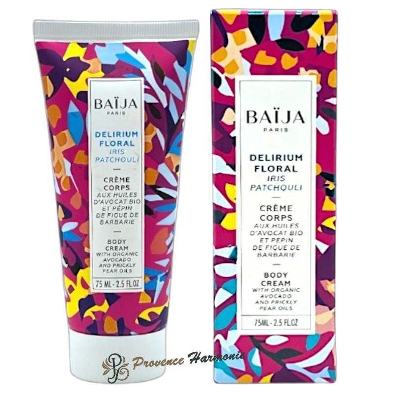 Crema Corpo Iris Patchouli Delirium Floral Baïja – 75 ml
