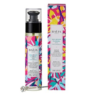 Huile Corps Iris Patchouli Délirium Floral Baïja