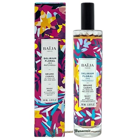 Body Mist Iris Patchouli Delirium Floral Baïja