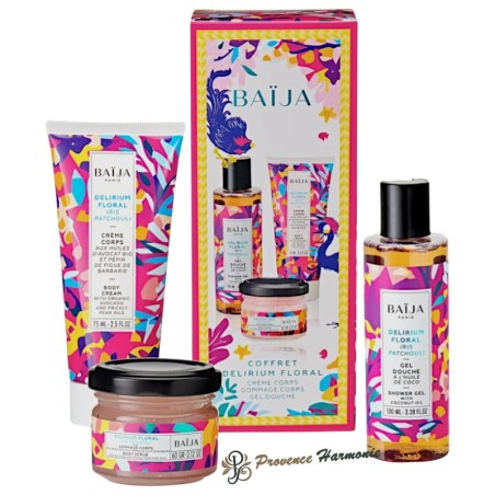 Cofre Cuidado Corporal Iris Patchouli Delirium Floral Baïja