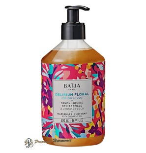 Savon Liquide de Marseille Iris Patchouli Délirium Floral Baïja