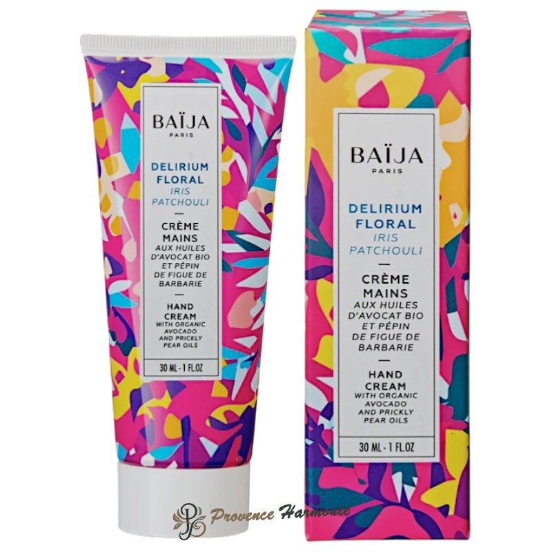 Crema de Manos Iris Patchouli Delirium Floral Baïja