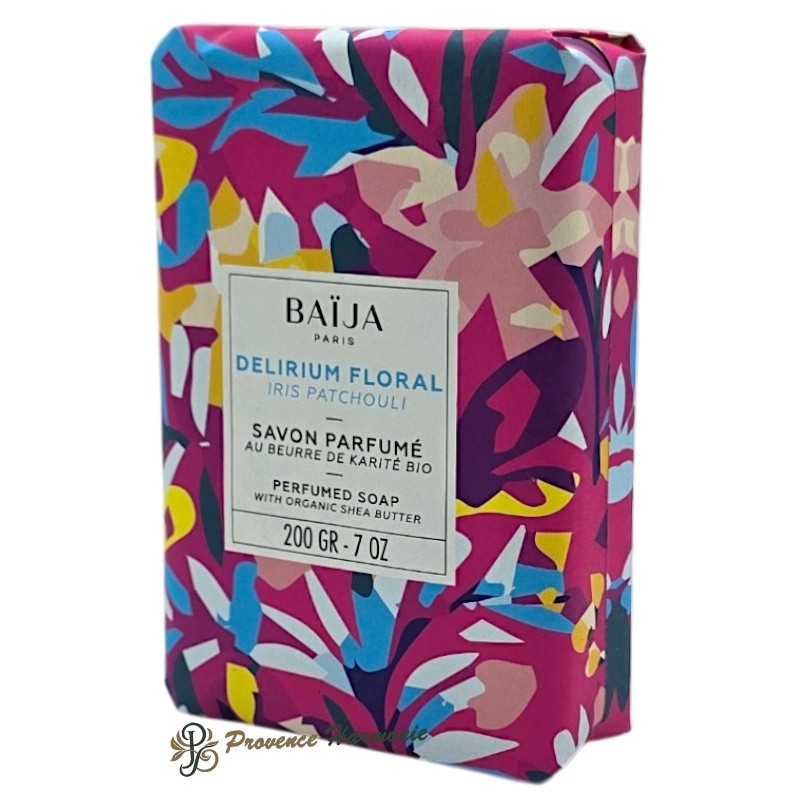 Savon Parfumé Iris Patchouli Délirium Floral Baïja