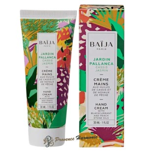 Crema de Manos Grosella Negra Jazmín Jardin Pallanca Baïja