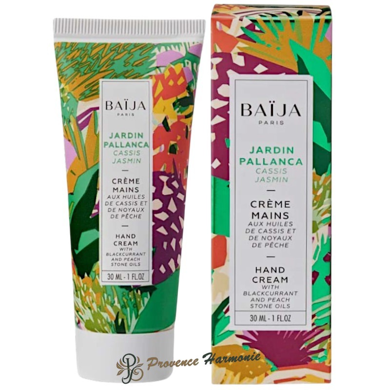 Crema de Manos Grosella Negra Jazmín Jardin Pallanca Baïja