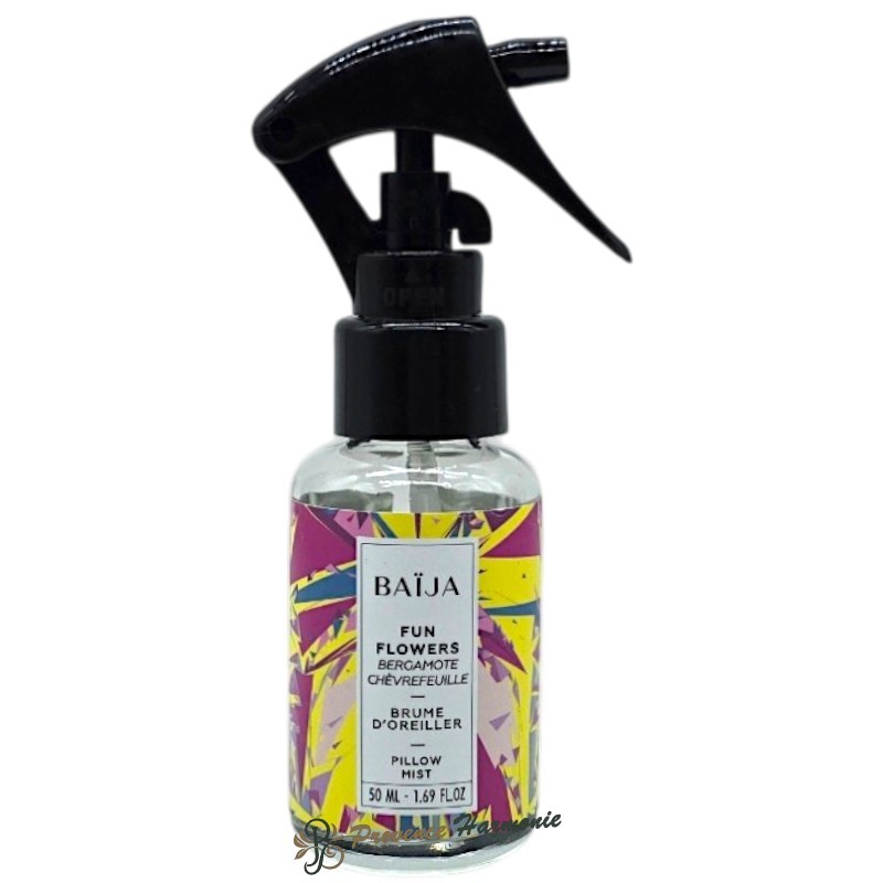 Pillow Mist Bergamot Honeysuckle Fun Flowers Baïja