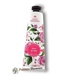 Crème Mains Rose de Mai à l'Huile d'Amande Douce 30 ml Esprit Provence