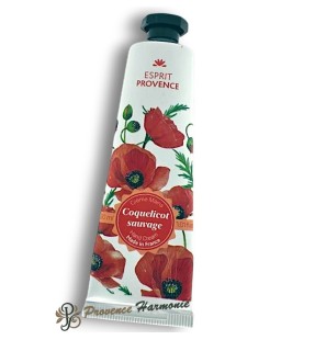 Poppy Hand Cream with Sweet Almond Oil 30 ml Esprit Provence