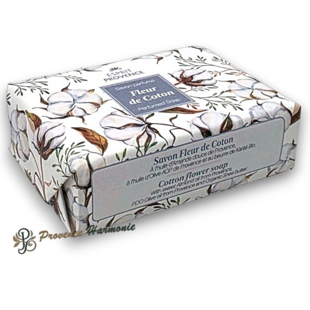Cotton Flower Soap with Sweet Almond Oil from Provence 140 g Esprit Provence