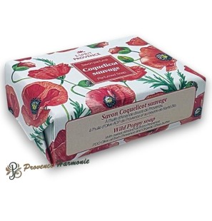 Jabón Amapola con aceite de almendras dulces de Provenza 140 g Esprit Provence