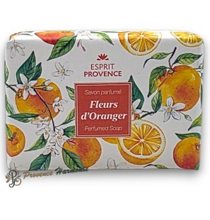 Savon Fleurs d'Oranger à l'huile d'amande douce de Provence 140 g Esprit Provence