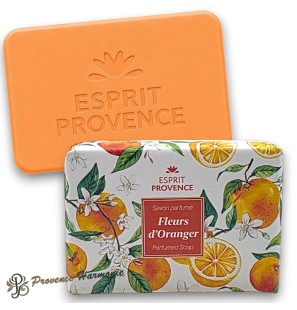 Savon Fleurs d'Oranger à l'huile d'amande douce de Provence 140 g Esprit Provence