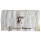 TOWEL 50 X 100 PERSONALIZED EMBROIDERED INITIAL LETTER F