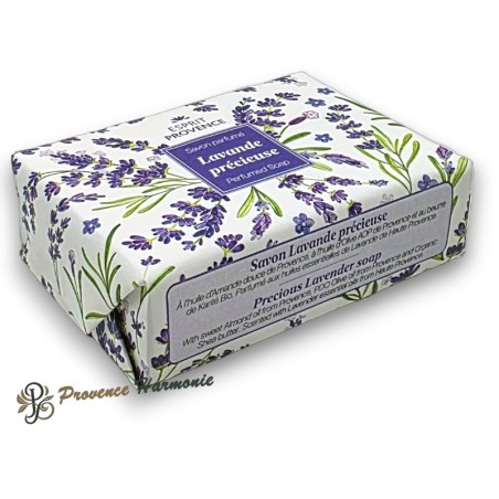 Jabón Lavanda Preciosa con aceite de almendras dulces de Provenza 140 g Esprit Provence