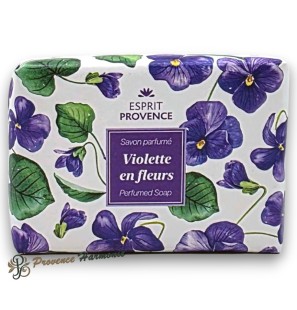 Blühende Veilchenseife mit Süßmandelöl aus der Provence 140 g Esprit Provence