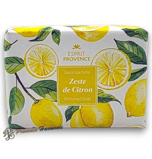 Jabón Ralladura de Limón con aceite de almendras dulces de Provenza 140 g Esprit Provence