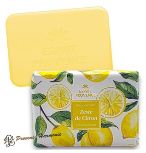 Savon Zeste de Citron à l'huile d'amande douce de Provence 140 g Esprit Provence