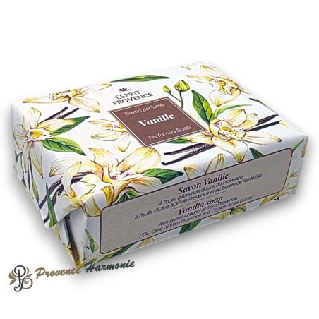 Savon Vanille à l'huile d'amande douce de Provence 140 g Esprit Provence
