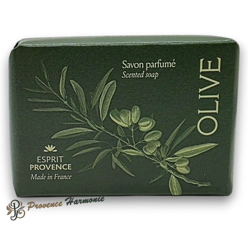 Savon Fleurs d'olivier à l'huile d'olive AOP de Provence 140 g Esprit Provence
