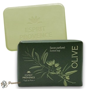 Savon Fleurs d'olivier à l'huile d'olive AOP de Provence 140 g Esprit Provence