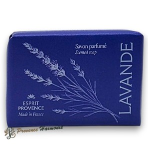 Savon à l'huile essentielle de lavande de Haute Provence AOP 140 g Esprit Provence