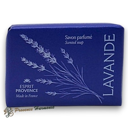 Savon à l'huile essentielle de lavande de Haute Provence AOP 140 g Esprit Provence