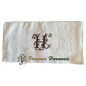 Serviette de toilette brodée lettre H Serviette de toilette brodée lettre H
