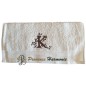 Serviette de Toilette Brodée Lettre K Serviette de Toilette Brodée Lettre K