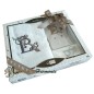 Personalisierte Geschenkbox Initiale B, Gästetuch, Seifenschale, Seife Personalisierte Geschenkbox Initiale B, Gästetuch, Seifenschale, Seife