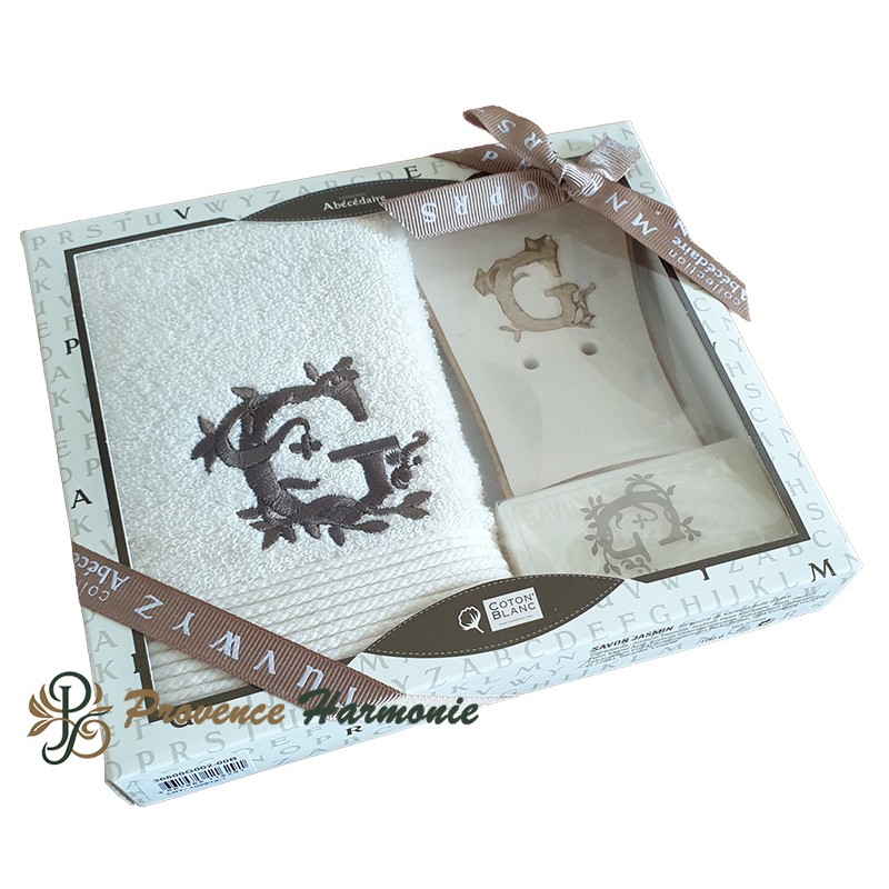 CAJA DE REGALO PERSONALIZADA LETRA G INICIAL