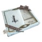 Personalisierte Geschenkbox Initiale I, Gästetuch, Seifenschale, Seife