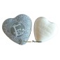 Heart-shaped box with letter E and donkey milk soap Heart-shaped box with letter E and donkey milk soap