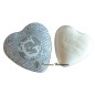 Heart-shaped box with letter G and donkey milk soap Heart-shaped box with letter G and donkey milk soap