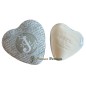 Heart-shaped box with letter J and donkey milk soap Heart-shaped box with letter J and donkey milk soap