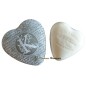Heart-shaped box with letter K and donkey milk soap Heart-shaped box with letter K and donkey milk soap