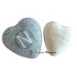 Heart-shaped box with letter N and donkey milk soap Heart-shaped box with letter N and donkey milk soap