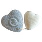 Heart-shaped box with letter O and donkey milk soap Heart-shaped box with letter O and donkey milk soap