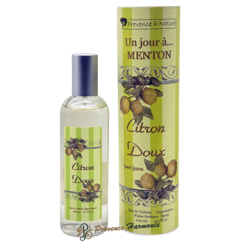 Eau de toilette Citron Doux Provence et Nature 100 ml