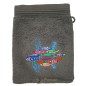 Quartz Wash Mitt Embroidered Sardine Dance Quartz Wash Mitt Embroidered Sardine Dance
