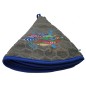 Round Terry Towel Quartz Embroidered Sardine Dance Round Terry Towel Quartz Embroidered Sardine Dance