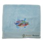 Sky Blue Guest Towel Embroidered Sardine Dance