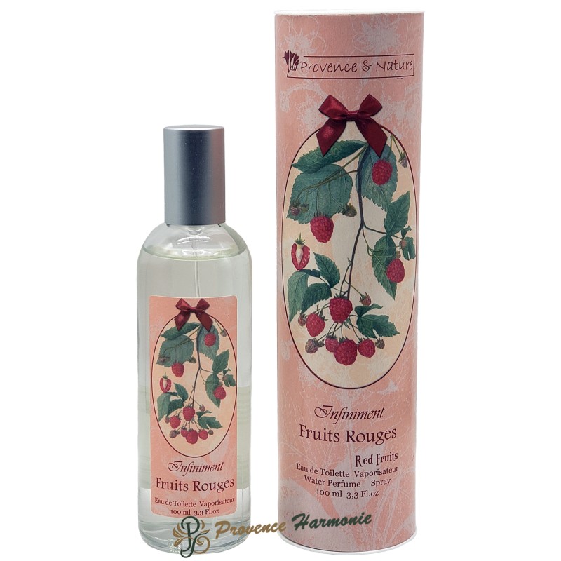 Eau de toilette Fruits Rouges Provence et Nature 100 ml