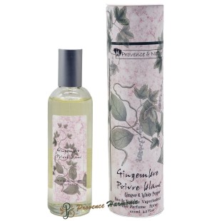 Eau de toilette Gingembre Poivre Blanc Provence et Nature 100 ml