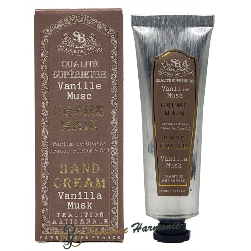 Crema de manos vainilla almizcle 30 ml Un été en Provence