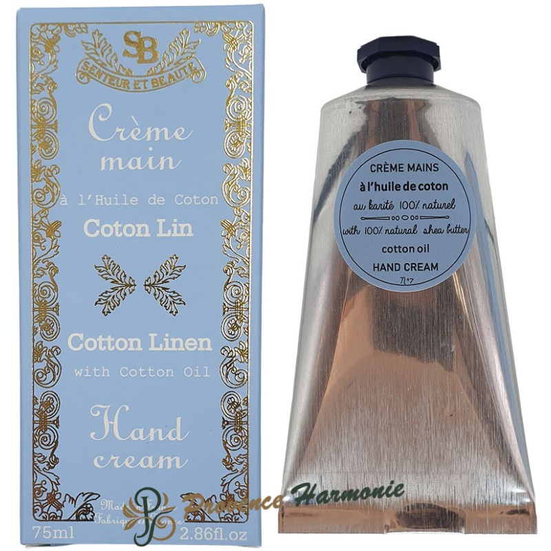 Crème mains à l'huile de coton 75 ml Un été en Provence