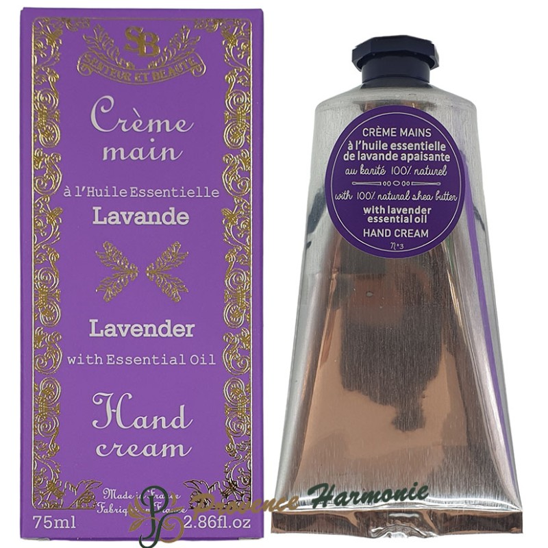 Crema de manos con aceite esencial de lavanda 75 ml Un été en Provence